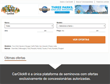 Tablet Screenshot of carclick.com.br